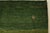 Textile Gabbeh Rug 5’1” X 6’6” Green Wool Vintage Tribal Hand-Knotted Carpet For Sale - Image 7 of 13