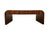 A sculptural early-20th-century Art Deco coffee table crafted in richly figured Brazilian rosewood veneer. Its rectangular...