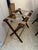 Vintage Folding Luggage Rack For Sale In West Palm - Image 6 of 8