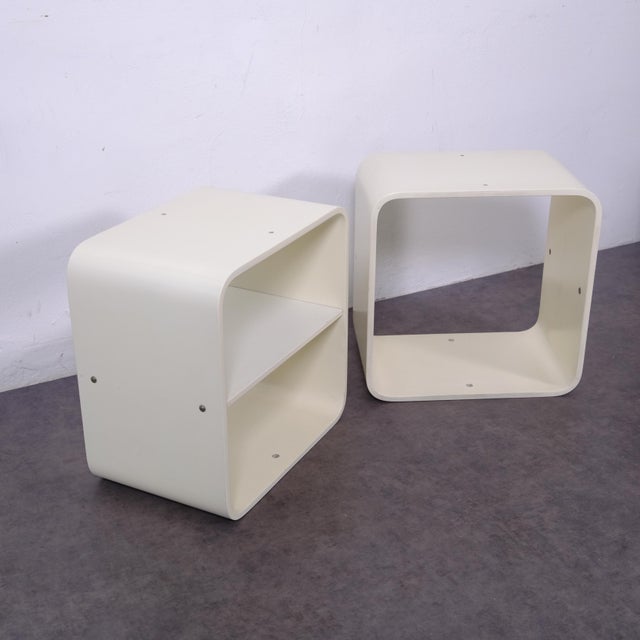 Modular Bookcases in Lacquered Wood attributed to Carlo De Carli for Fiarm, 1970s, Set of 2 For Sale - Image 12 of 17