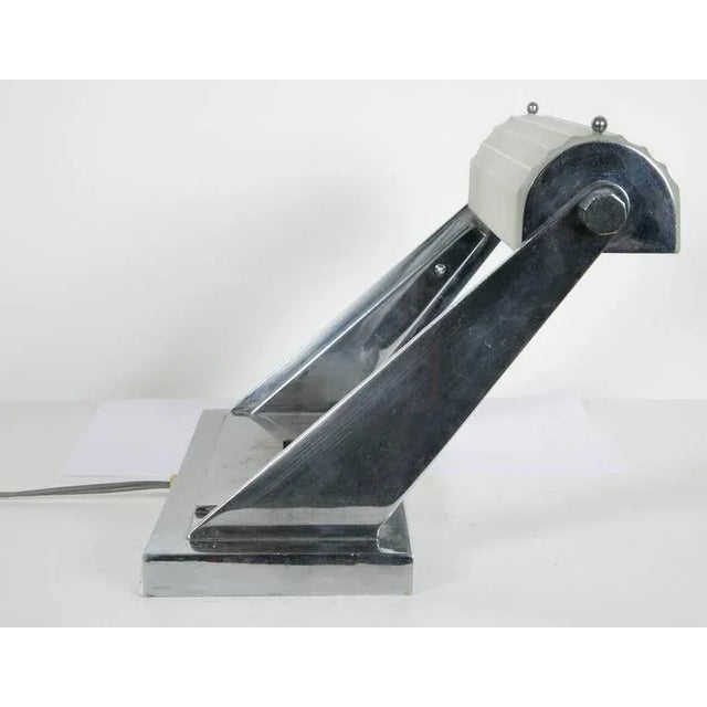 French Desk Lamp by Sabino, 1930s For Sale - Image 4 of 9