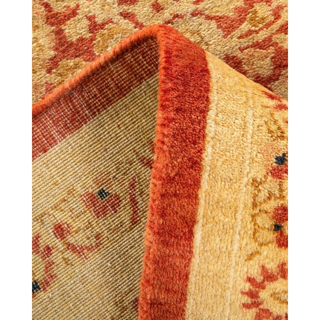 Mogul, One-of-a-Kind Hand-Knotted Area Rug - Orange, 6' 3" x 9' 2" For Sale In New York - Image 6 of 8