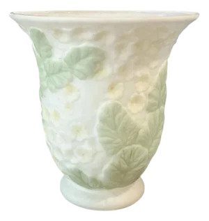 Vintage Phoenix Consolidated Attrib. Art Glass Hydrangea Flowers Vase