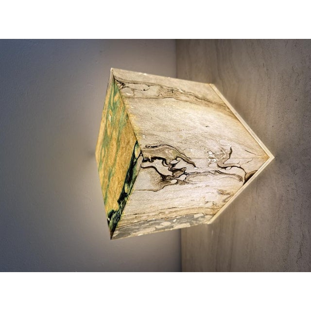 Mid-Century Modern Cube Table Lamp, 1970s For Sale - Image 9 of 18