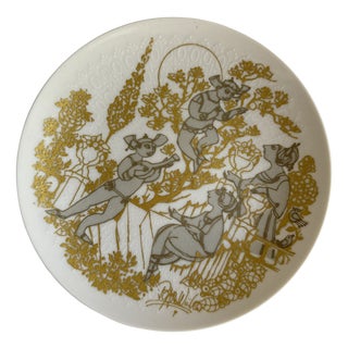 Serenade Plate No. III by Bjørn Wiinblad for Rosenthal Classic Rose, Germany, 1990s For Sale
