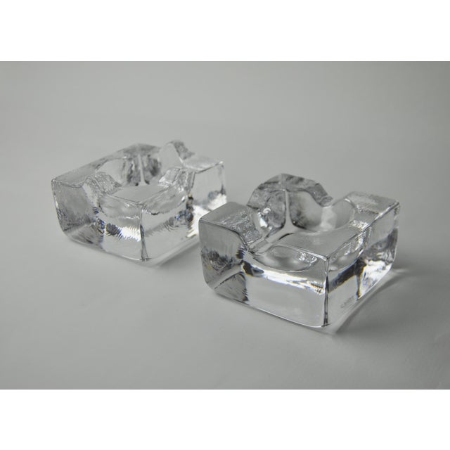 White Ice Cube Ashtray in Murano Glass attributed to Antonio Imperatore, Italy, 1970s For Sale - Image 8 of 8