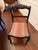 Davis Cabinet Company 1950s Davis Cabinet Co. Duncan Phyfe Style Cherry Dining Table & 6 Chairs For Sale - Image 4 of 11