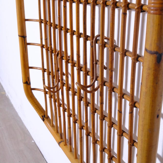 Bamboo Coat Stand by Olaf van Bohr 1950s For Sale - Image 10 of 18