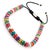Gemstone Colorful Gemstone Beaded Adjustable Summer Bracelet For Sale - Image 7 of 8