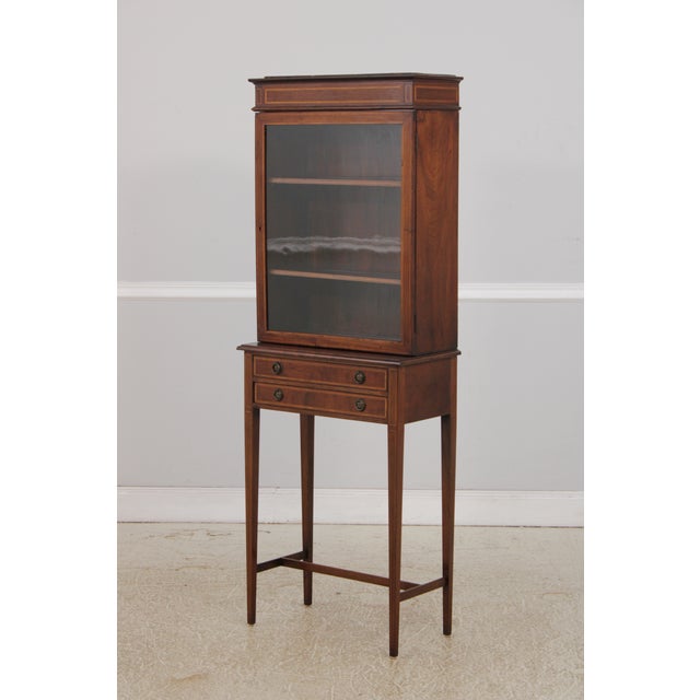 Age: Approx. 80 Years Old Details: 3 pieces Hand Dovetailed Drawer Construction High Quality Construction Nice Inlay Work...