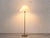 Brass Floor Lamp with Fabric Shade, 1990s For Sale - Image 10 of 16