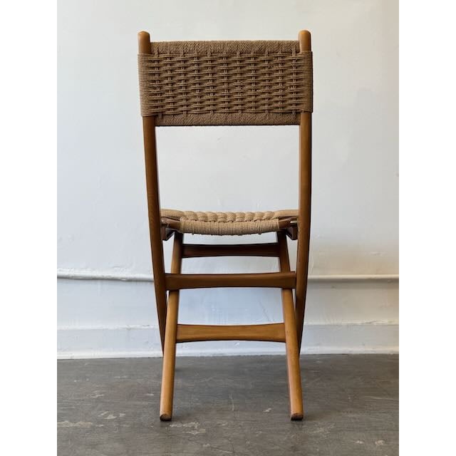 Vintage Japanese Folding Chair For Sale - Image 9 of 10