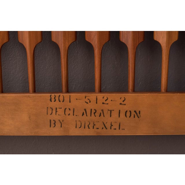 Wood Walnut Kipp Stewart & Stewart McDougall Drexel Declaration Full Headboard For Sale - Image 7 of 12