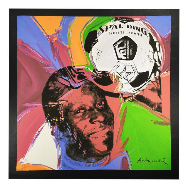 After Andy Warhol, Big Pelè, 1980s, Numbered Limited Edition Lithograph For Sale