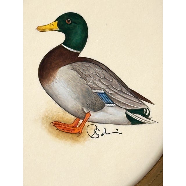 This hand-painted painting captures the elegance of a Mallard in breathtaking detail. Every brushstroke, meticulously...