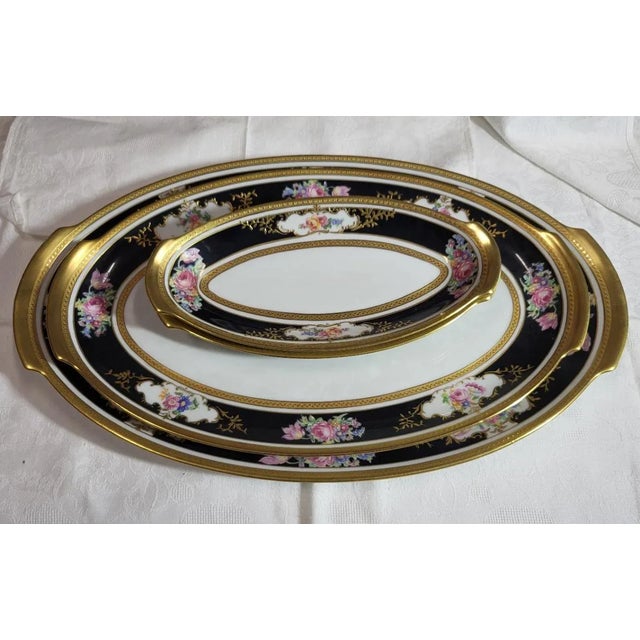 Gold-Plated Service from L' Ancienne Manufacture Royale de Limoges, France, 1980s, Set of 75 For Sale - Image 10 of 18