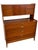 Cavalier Vintage Cavalier Mid Century Modern Highboy Dresser Cabinet. For Sale - Image 4 of 9