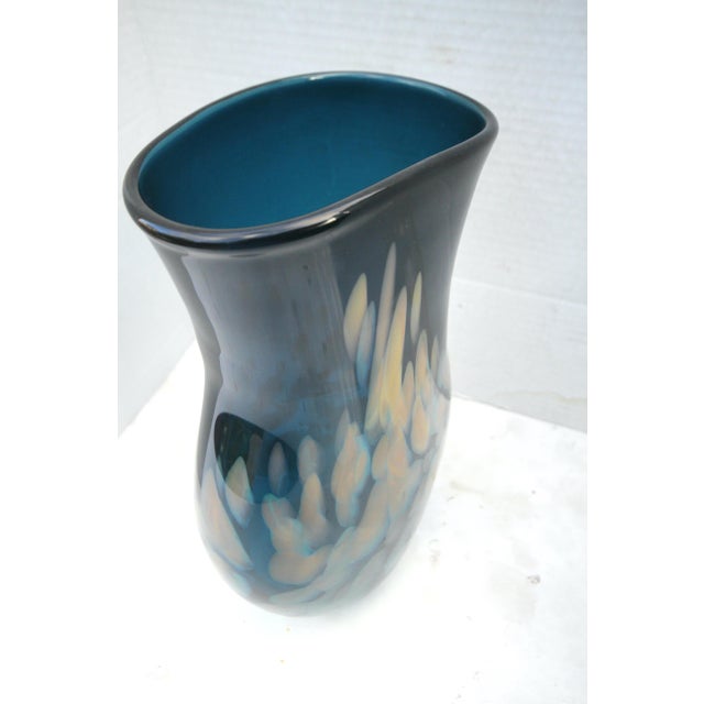 2008 Signed Dale Chihuly "Persian Nights” Art Glass Vase Studio Edition For Sale - Image 9 of 18