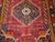 Vintage Persian Qashqai Tribal Area Rug, Hand-Knotted Wool, Vegetable Dye, Geometric Medallions, 6x8, Red & Navy For Sale - Image 14 of 15