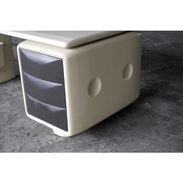 1970s Jet Corner Desk by Ernest Igl for Wilhelm Werndl, Germany, 1970s For Sale - Image 5 of 11