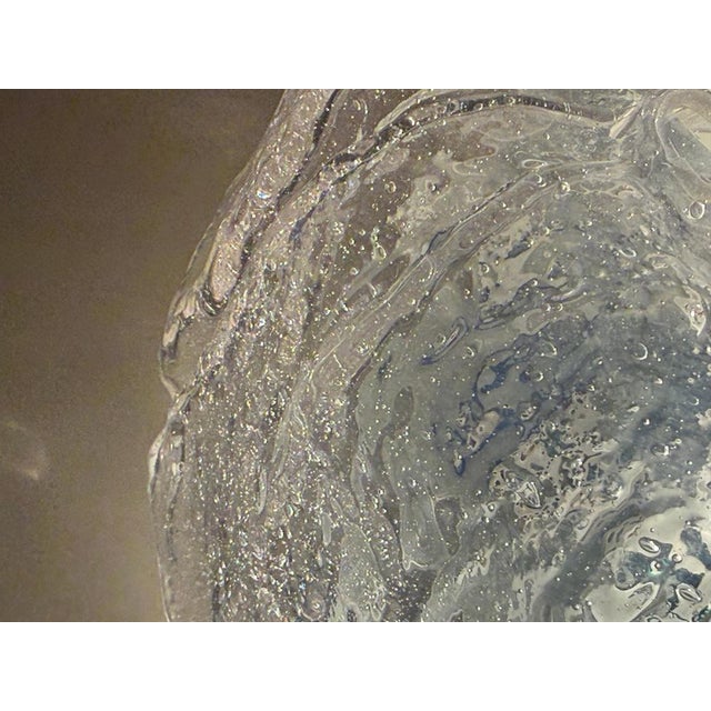 Textured Glass Flush Mount from Limburg, Germany, 1970s, Set of 2 For Sale - Image 9 of 16
