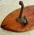 Cabin Vintage Rustic Folk Art Wood Fish Coat, Hat Rack For Sale - Image 3 of 12