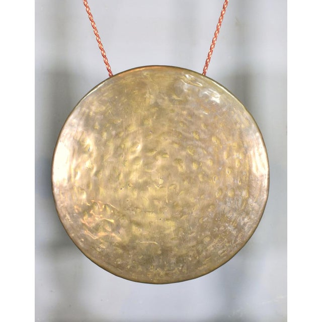 Brown Large Framed Dinner Gong in Mahogany, 1890s For Sale - Image 8 of 11