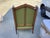Ralph Lauren-Style French Bergere Chair W/Green Wool Fabric For Sale - Image 10 of 10