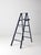 Wood Vintage Blue Wooden Ladder For Sale - Image 7 of 12