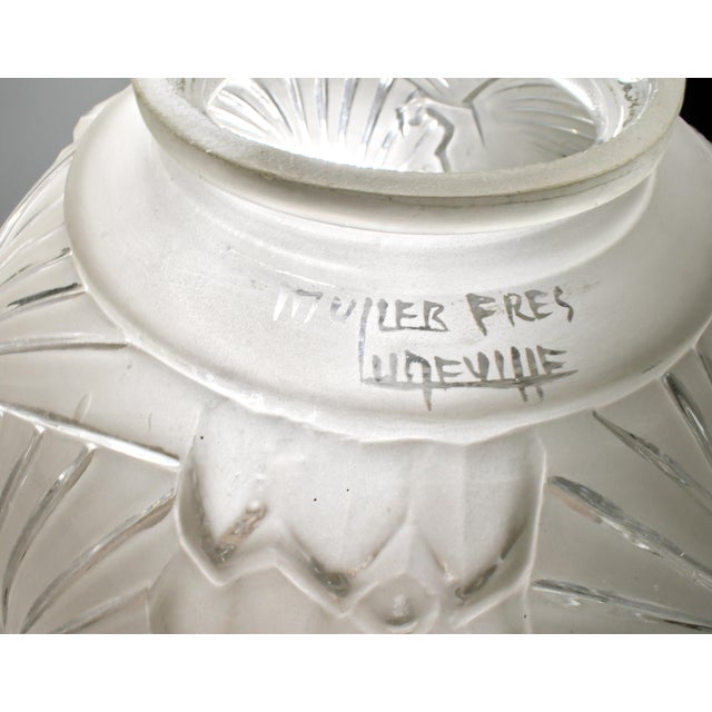 French Art Deco Pendant Light by Muller Freres 1930s - 3 Available For Sale - Image 13 of 14