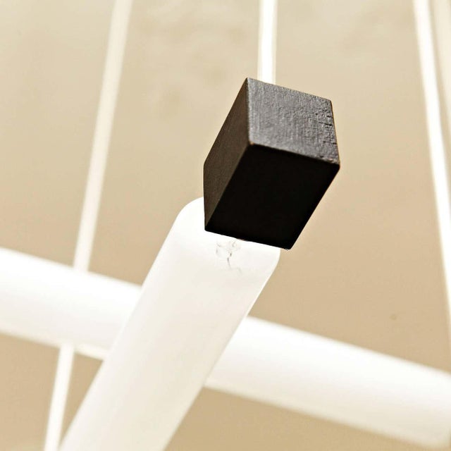 Gerrit Rietveld Mid-Century Modern Black Hanging Lamp in the style of Gerrit Rietveld, 1960 For Sale - Image 4 of 6