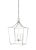 2020s Chapman & Myers by Visual Comfort Studio Southold Medium Lantern, Silver For Sale - Image 5 of 5