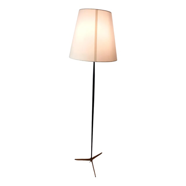 Austrian Floor Lamp by Rupert Nikoll, 1960s For Sale