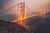 Golden Gate Bridge at Dusk' Contemporary Archival Color Photograph Print From the Original Negative by Artur Debat - 20x16 For Sale