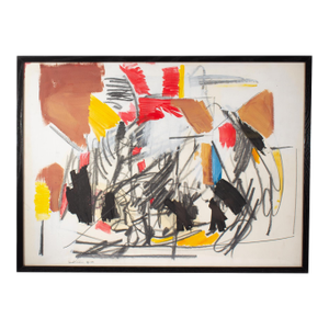 2002 Mixed Media Painting and Drawing on Paper by Darrell Anderson