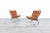 Mid-Century Modern Mid-Century Leather and Chrome Lounge Chairs by Elsa and Nordahl Solheim, 1970s For Sale - Image 3 of 13