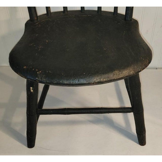 Paint 19Thc Children's Windsor Chairs in Original Paint For Sale - Image 7 of 9