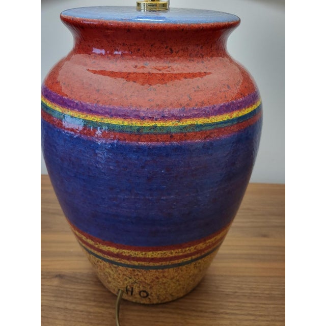 Ceramic Lamp by Hubert Olivier, France, 1980 For Sale - Image 4 of 17