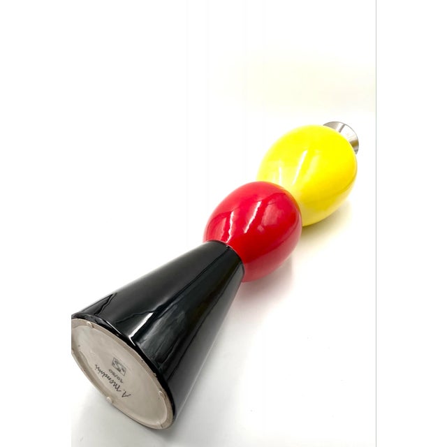 2008 "Stoa" Memphis Style Limited Edition 10/50 Sculpture by Alessandro Mendini For Sale - Image 9 of 11