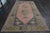 1970s Vintage Handmade Wool Cotton Pink Area Rug For Sale - Image 4 of 11