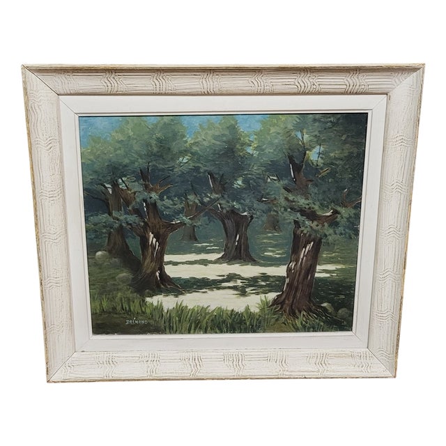 Brémond, Landscape, 20th Century, Oil on Panel, Framed For Sale