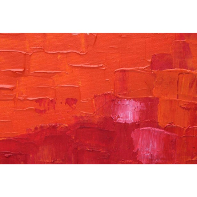 Textile Large Abstract Oil Painting on Canvas "Galactic Solar Rays" Serg Graff, Coa For Sale - Image 7 of 7