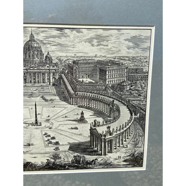 Giovanni (Cavalier) Battista Piranesi Mid 20th Century Campus Martius Etching After Giovanni Battista Piranesi For Sale - Image 4 of 6