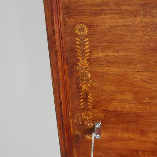 Brown Antique French Sewing Table with Hinged Lid, Late 19th Century For Sale - Image 8 of 16