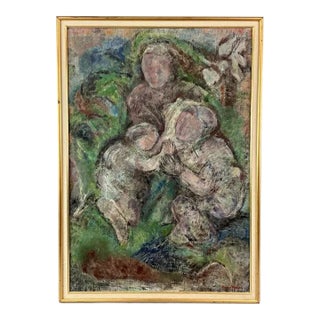 Anna Neagoe American 1894-1986 Abstract Group of Figuresss For Sale