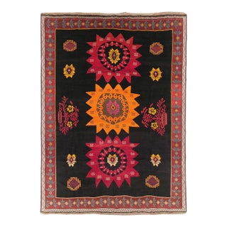 Mid-20th Century Turkish Anatolian Large Tribal Room Size Carpet For Sale