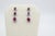 Traditional Late 19th Century Ruby and Diamond Dangle Earrings- 2 Pieces For Sale - Image 3 of 10