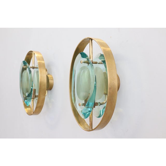 Model 2240 Wall Lights by Max Ingrand for Fontana Arte, 1959, Set of 2 For Sale - Image 14 of 17