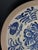 Large Spanish Blue Fajalauza Ceramic Lebrillo Bowl For Sale - Image 3 of 8