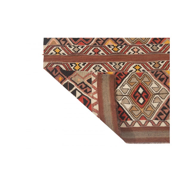 1950s Small Vintage Turkish Kilim Rug - 2`4" X 4`6" For Sale - Image 5 of 6